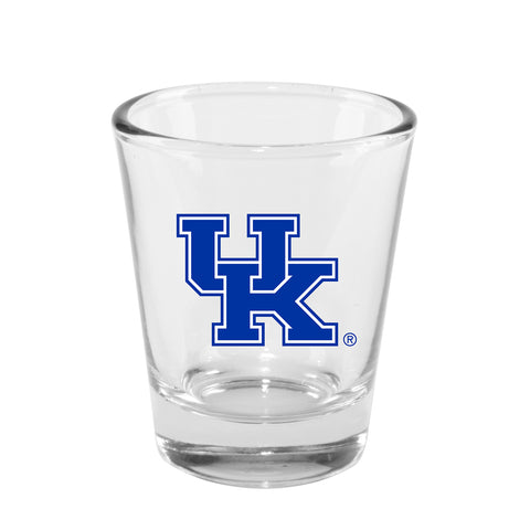 Kentucky Wildcats 2oz. Clear Logo Shot Glass