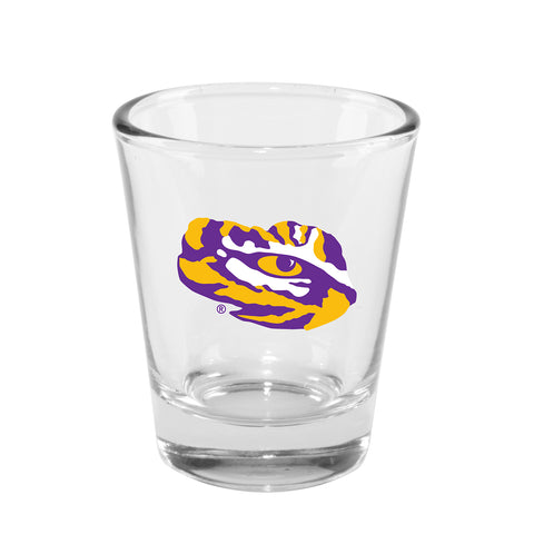 LSU Tigers 2oz. Clear Logo Shot Glass