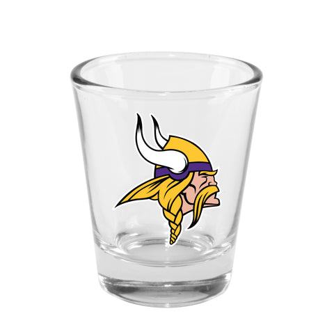 Minnesota Vikings 2oz. Clear Logo Shot Glass