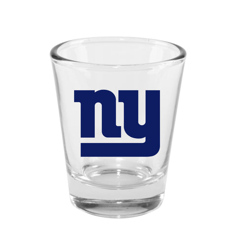 New York Giants 2oz. Clear Logo Shot Glass