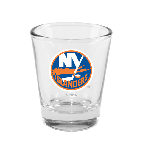 New York Islanders 2oz. Clear Logo Shot Glass
