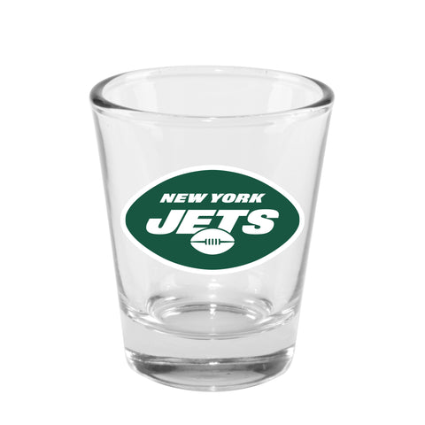 New York Jets 2oz. Clear Logo Shot Glass