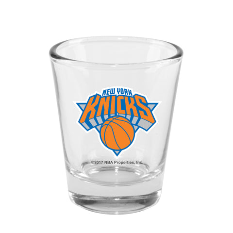 New York Knicks 2oz. Clear Logo Shot Glass