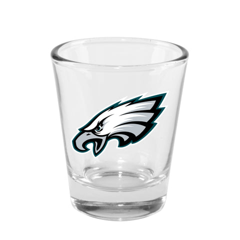 Philadelphia Eagles Retro 2oz. Clear Logo Shot Glass