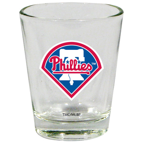 Philadelphia Phillies 2oz. Clear Logo Shot Glass