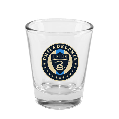 Philadelphia Union 2oz. Clear Logo Shot Glass