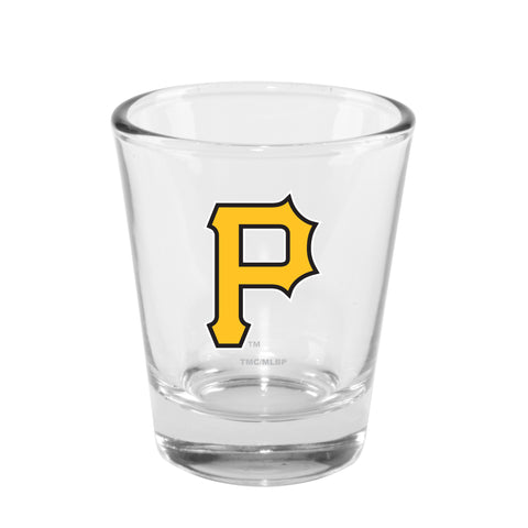 Pittsburgh Pirates 2oz. Clear Logo Shot Glass