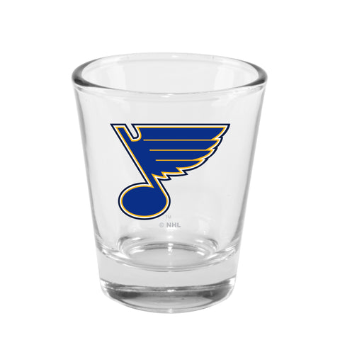 St. Louis Blues 2oz. Clear Logo Shot Glass