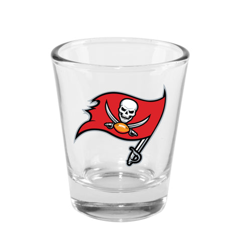 Tampa Bay Buccaneers 2oz. Clear Logo Shot Glass