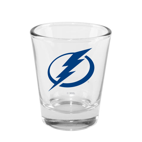 Tampa Bay Lightning 2oz. Clear Logo Shot Glass