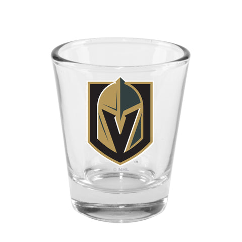 Vegas Golden Knights 2oz. Clear Logo Shot Glass