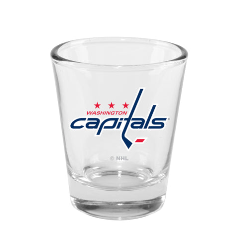 Washington Capitals 2oz. Clear Logo Shot Glass