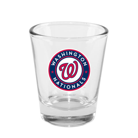 Washington Nationals 2oz. Clear Logo Shot Glass