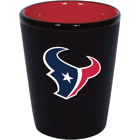 Houston Texans 2oz. Matte Black/Inner Color Shot