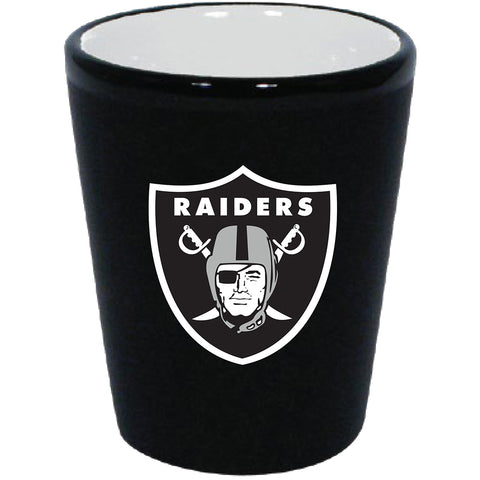 Las Vegas Raiders 2oz. Matte Black/Inner Color Shot