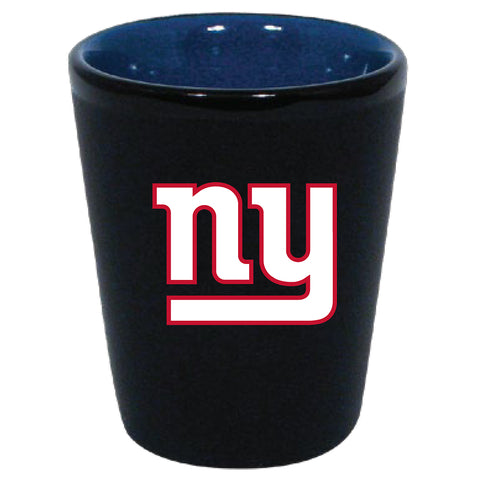 New York Giants 2oz. Matte Black/Inner Color Shot