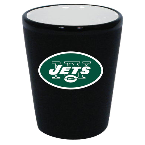 New York Jets 2oz. Matte Black/Inner Color Shot