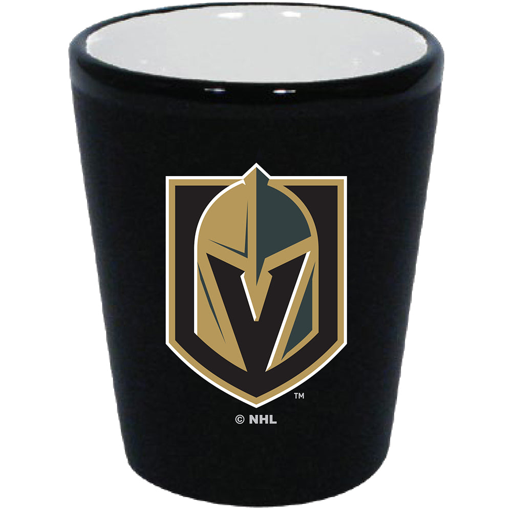 Vegas Golden Knights 2oz. Matte Black/Inner Color Shot