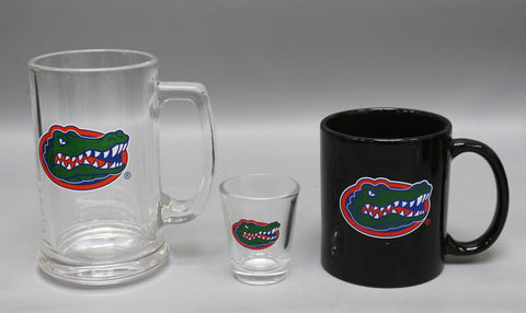 Florida Gators 3pc Drinkware Giftset - Black Mug