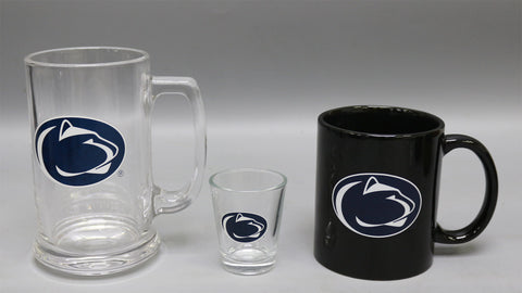 Penn State Nittany Lions 3pc Drinkware Giftset - Black Mug