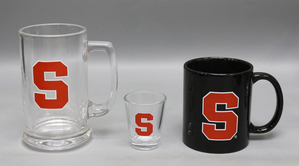 Syracuse Orange 3pc Drinkware Giftset - Black Mug