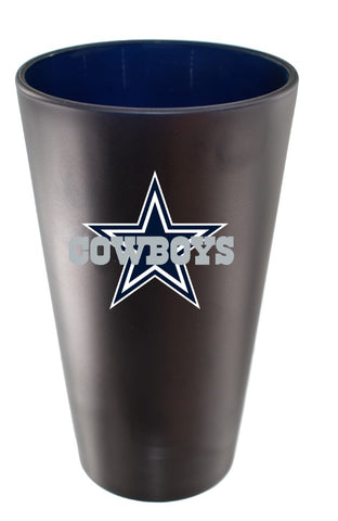 Dallas Cowboys 16oz Team Color Frosted Pint Glass