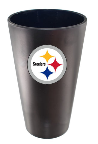 Pittsburgh Steelers 16oz Team Color Frosted Pint Glass