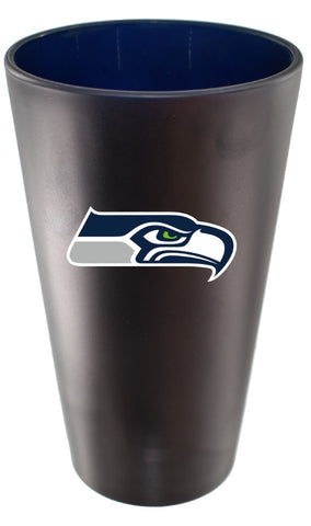 Seattle Seahawks 16oz Team Color Frosted Pint Glass