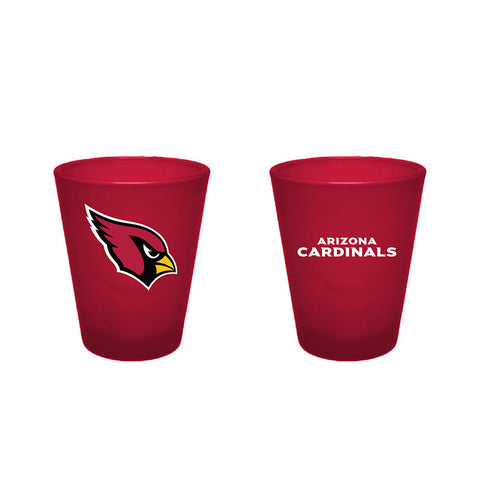 Arizona Cardinals 2oz Team Color Frosted Shot Glass