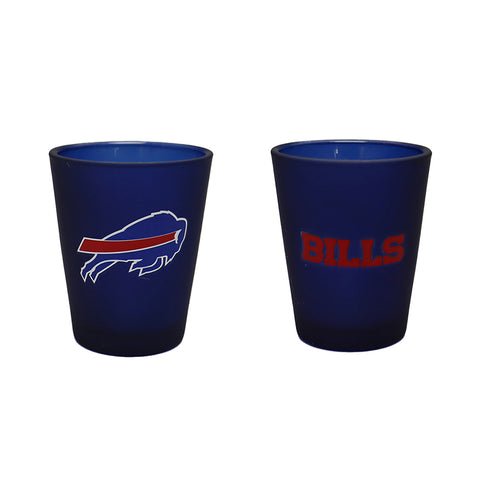 Buffalo Bills 2oz Team Color Frosted Shot Glass