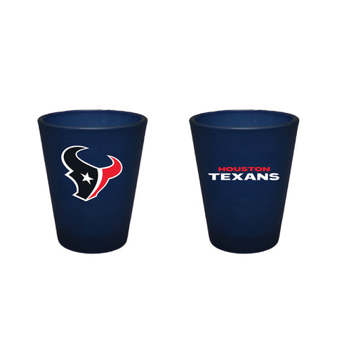 Houston Texans 2oz Team Color Frosted Shot Glass