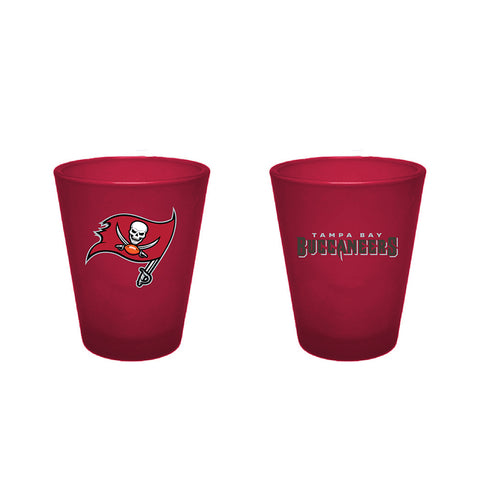 Tampa Bay Buccaneers 2oz Team Color Frosted Shot Glass