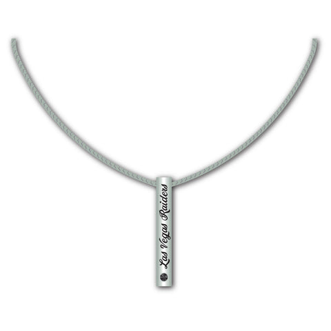 Las Vegas Raiders Silver Bar Necklace