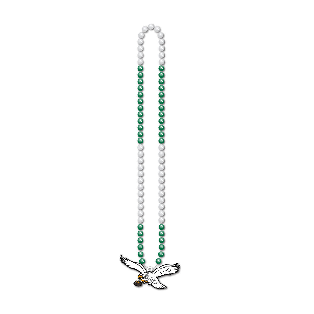 Philadelphia Eagles Retro Fan Beads Necklace