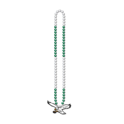 Philadelphia Eagles Retro Fan Beads Necklace