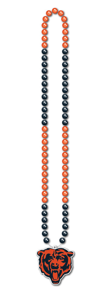 Chicago Bears Fan Beads Necklace