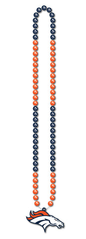 Denver Broncos Fan Beads Necklace
