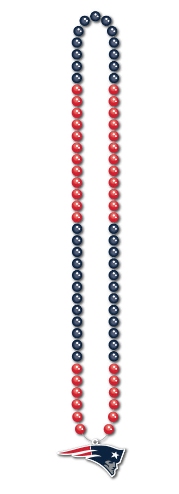 New England Patriots Fan Beads Necklace
