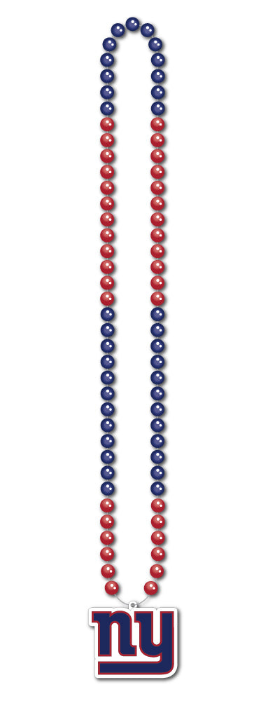 New York Giants Fan Beads Necklace