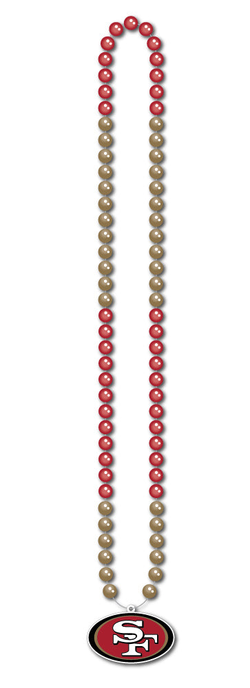 San Francisco 49ers Fan Beads Necklace