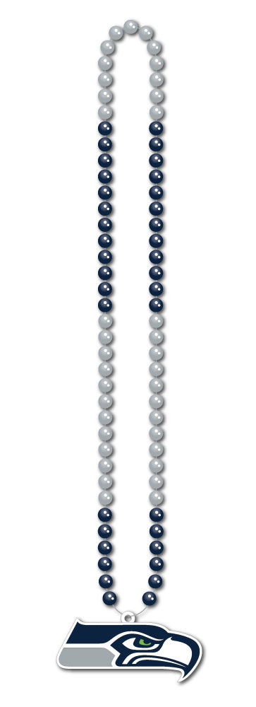 Seattle Seahawks Fan Beads Necklace