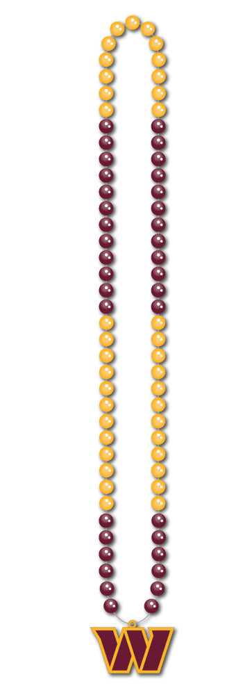 Washington Commanders Fan Beads Necklace
