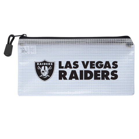 Las Vegas Raiders Zippered Clear Pencil Bag