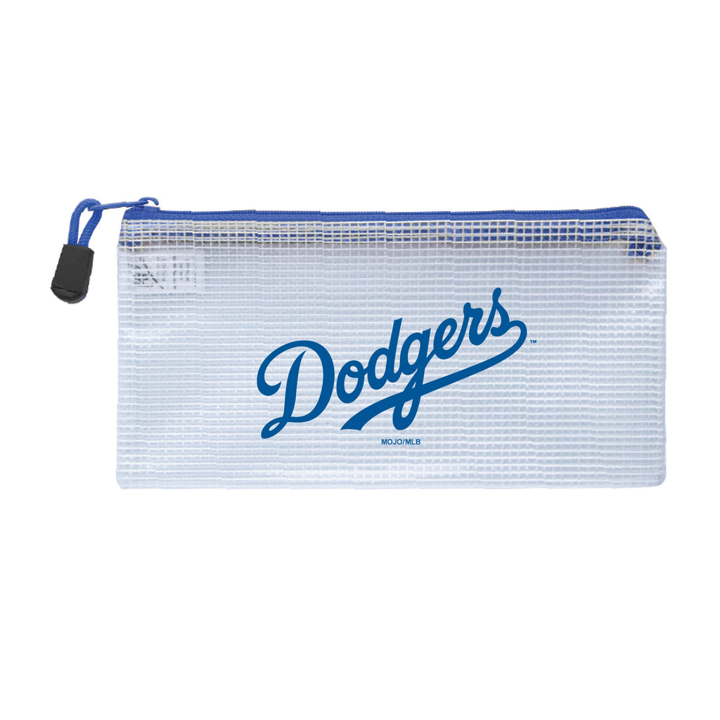 Los Angeles Dodgers Zippered Clear Pencil Bag