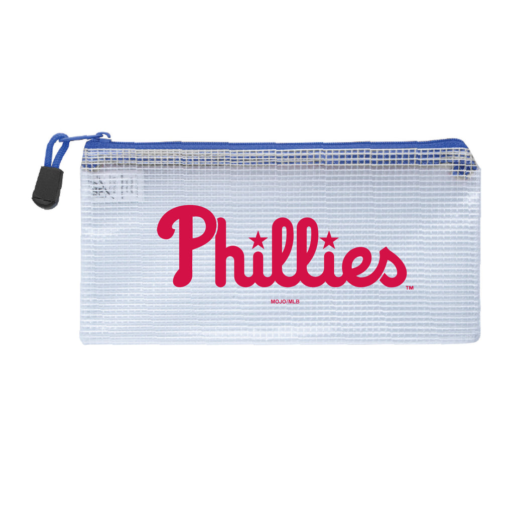 Philadelphia Phillies Zippered Clear Pencil Bag