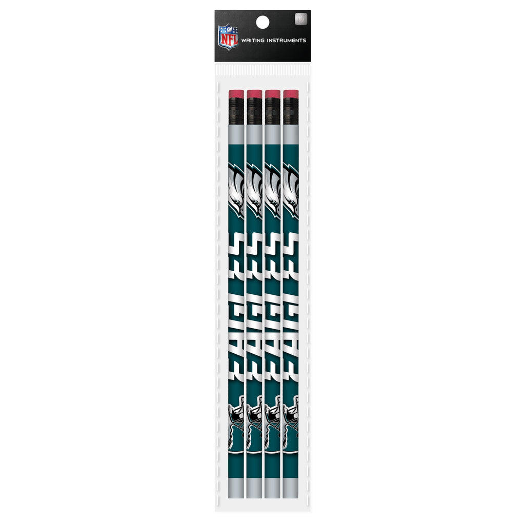 Philadelphia Eagles 4 Pack Wood Pencils