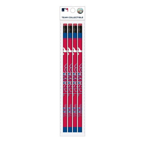 Philadelphia Phillies  4 Pack Wood Pencils