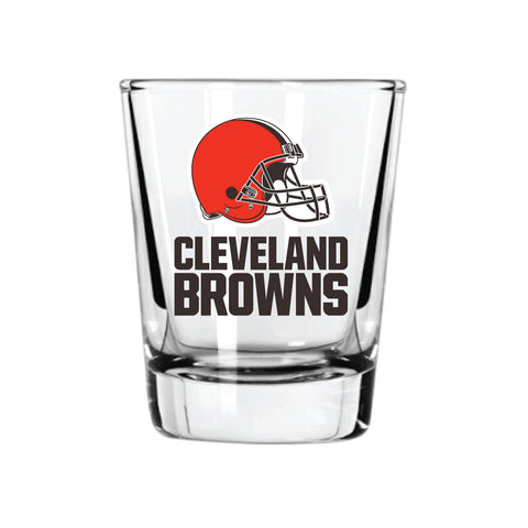 Cleveland Browns Shot Glass - Clear Logo
