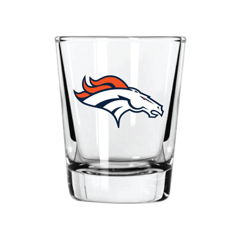 Denver Broncos Shot Glass - Clear Logo