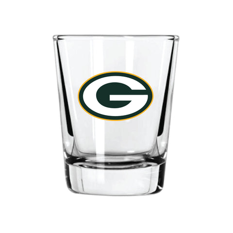 Green Bay Packers Shot Glass - Clear Logo